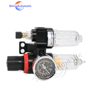 Afc2000 G1/4 Luchtcompressor Olie Waterafscheider Luchtfilter Verminderen Drukklep Regelaar Afr2000 + Al2000 Frl Combinatie - Product Image 3