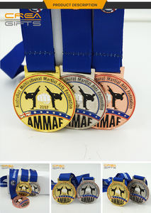 Medalla 3D de Metal para baloncesto, fútbol, baile, Judo, Taekwondo, Karate, correr, Maratón, Medalla deportiva, Medalla personalizada de Metal - Product Image 2