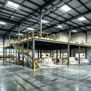Fabricant de plateformes de stockage surélevées en acier pour entrepôts, dimensions personnalisées - Product Image 1