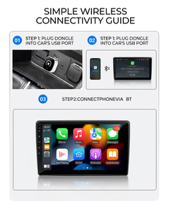 Adaptateur CarPlay sans fil pour autoradio, convertisseur filaire vers sans fil Android Auto pour autoradios d'origine et de rechange - Product Image 2