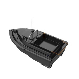 Barco Cebador de Pesca RC D16B 54x27x21cm con Doble Motor, GPS, Retorno con un Solo Botón, Control Remoto, Alimentado por Batería, Negro - Product Image 5