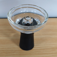 (Conception différente) bol en silicone pour narguilé de qualité supérieure bol en silicone pour shisha bol en silicone bon marché avec cendrier à tête en verre