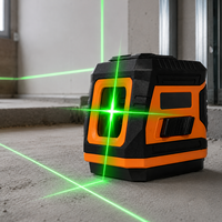 Niveau laser portable compact de poche à 2 lignes, auto-nivelant, horizontal et vertical, pour la rénovation de la maison et le nivellement des sols