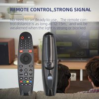 Reemplazo de control remoto universal para TV, versión infrarroja de AIR MOUSE, uso para control remoto LG con teclas de acceso rápido