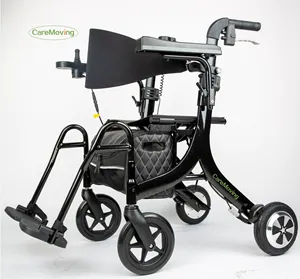 Disabled People Rehabilitation Equipment Mobility Walking Aids 3in 1 Electric Rollator With Wheelchair