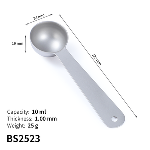 Cuillère doseuse personnalisée avec logo couleur 5ml 10ml 15ml 20ml 25ml 30ml pour compléments alimentaires, poudre protéinée, cuisine et pâtisserie - Product Image 2