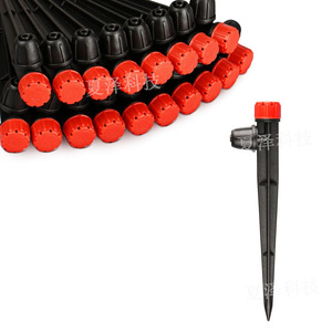 Conector de Riego por Goteo, Accesorios para Tubería 16PE, Conexión en T con Doble Bloqueo y Tapa Roja para Sistema de Riego de Jardín con Ahorro de Agua - Product Image 1