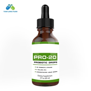 Paquete OEM Health Support <span class=keywords><strong>Pro</strong></span>-20 gotas probióticas suplementos 5 mil millones de UFC Soporte digestivo Etiquetas privadas - Product Image 2