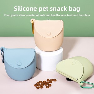Sac à friandises pour chien Zenidoo, en silicone, à fermeture ouverte, portable, pour l'entraînement, à porter à la taille, pour extérieur, pochette à friandises pour chiot, récompense alimentaire pour animaux de compagnie - Product Image 3