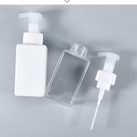 Carré 500ml PET Bouteille De Pompe À Mousse En Plastique Emballage Cosmétique Récipient pour Lavage À La Main Savon Nettoyant Visage Mousse D'emballage Bouteille
