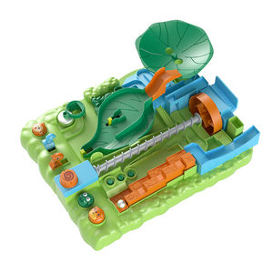 Jungle Adventure Ball Run Challenge Juego de pista de laberinto de lógica multifuncional para niños Habilidades de enfoque y resolución de problemas - Product Image 1