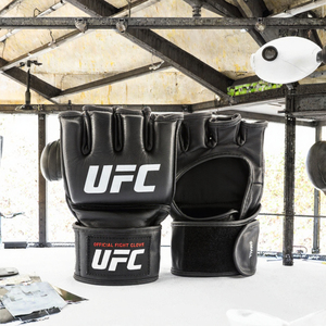 Gants de boxe MMA Sanda AWA de qualité professionnelle, 6 oz-12 oz, avec poignées respirantes, imperméables, en cuir, pour l'entraînement, tous âges - Product Image 2