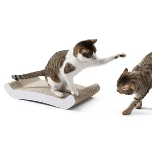2024 Custom Cat Scratcher Board Corrugated Paper Ordinary Flat Cat Scratch Board Scratch Bed Cat Scratch Pad