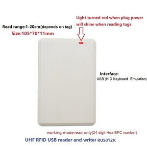 Lector de Tarjetas RFID <span class=keywords><strong>UHF</strong></span> USB de 860-960 MHz, Distancia de Lectura de 8 cm, Protocolo ISO 18000-6C, Compatible con Windows 10, SDK en Inglés, Demostración - Product Image 2