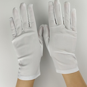 Guantes de algodón de cuatro tamaños blancos y negros suaves y cómodos de alta calidad 2024 para trabajar en fábrica - Product Image 4