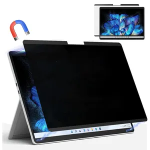 Pelindung layar Filter privasi, Anti silau magnetik dapat dilepas untuk Microsoft Surface Pro 9 8 X GO
