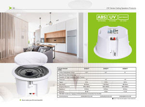 Dibeisi ลำโพงเพดาน2ทาง5.25/6.5/8นิ้ว, ลำโพงติดเพดาน<span class=keywords><strong>180</strong></span>วัตต์พร้อมหม้อแปลงขนาด70/100โวลต์ใช้สำหรับลำโพงในอาคารสาธารณะ - Product Image 5
