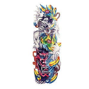 Autocollant de <span class=keywords><strong>tatouage</strong></span> de corps de haute qualité moins cher <span class=keywords><strong>faux</strong></span> <span class=keywords><strong>tatouage</strong></span> de personnalité pour <span class=keywords><strong>homme</strong></span> et femme tatouages temporaires imperméables manche <span class=keywords><strong>bras</strong></span> complet - Product Image 5