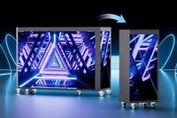 Cabina de DJ con Pantalla LED Plegable de 6 Paneles, Pantalla LED Portátil para Eventos de Bares y Discotecas