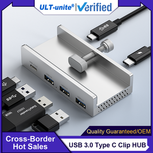 Adaptor stasiun Dok Hub Usb 3.0, Hub tipe c, adaptor stasiun Dok Hub usb-c - Product Image 2