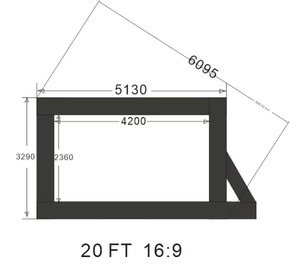 Pantallas inflables para proyector de 200 pulgadas, pantalla inflable para TV, pantalla inflable de aire para exteriores, cine de proyección. - Product Image 6