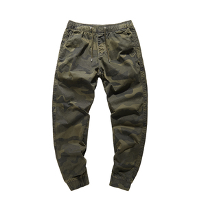 Custom Men's Casual Canvas <strong>Harem</strong> Jogger <strong>Trousers</strong> Durable Hiking Elastic Waist Cuffs Comfortable Outdoor Activities - Product Image 3