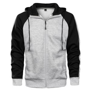 Sweat à capuche zippé pour homme avec broderie 3D Sweat à capuche décontracté à manches longues en tricot surdimensionné d'automne - Product Image 1