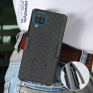 Funda de lujo a prueba de golpes con clip para cinturón, diseño de fábrica, para Samsung <span class=keywords><strong>Galaxy</strong></span> A12 - Product Image 6