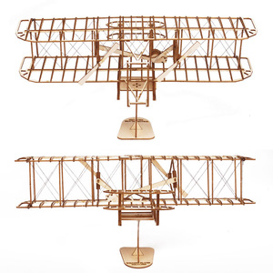 Rompecabezas 3D de Madera Hecho a Mano del Avión de los <span class=keywords><strong>Hermanos</strong></span> <span class=keywords><strong>Wright</strong></span> con Menos de 50 Piezas - Juguete Educativo para Mayores de 14 Años - Product Image 6