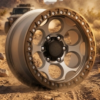 Jantes en alliage 6x5.5 de 16, 18, 20, 22, 24 pouces, design Beadlock tout-terrain 4x4 pour Land Rover Range Rover Sport