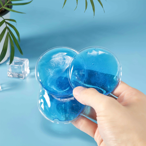 Compresse de gel PVC ronde portable <span class=keywords><strong>micro</strong></span>-ondable en gros, chaud/froid, pour soulagement de la douleur, thérapie corporelle, réduction des gonflements, premiers secours - Product Image 5
