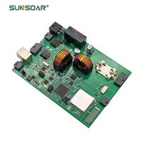 Servicio de Ensamblaje de Placas PCBA para Sistemas de Navegación, Placa Madre Verde de 2 OZ de Cobre, ISO9001, Venta Caliente en China