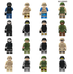 Bán buôn siêu anh hùng xây dựng khối thiết lập bất khả chiến bại Mini người lính con số Quân Đội Vũ khí lắp ráp nhựa mô hình đồ chơi cho trẻ em - Product Image 2