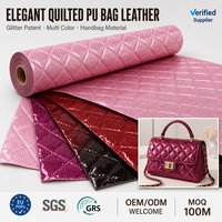 Tissu en similicuir PU gaufré triangulaire 1,4-1,5 mm, imperméable, anti-moisissure, avec support tissé pour chaises, sacs et artisanat