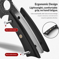 Couteau de chef en acier Damas forgé à la main, hachoir de cuisine aiguisé avec manche, couteau de cuisine polyvalent pour la vente en gros