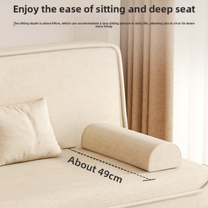 2025 नए सोफे लिविंग रूम छोटे घर डबल फैब्रिक सोफा बेडरूम फोल्डेबल दोहरी उद्देश्य सोफे बिस्तर - Product Image 5