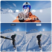 Insta360 X6 Fotocamera 360° 8K50 Doppio Sensore 120MP Impermeabile fino a 20m WiFi 6 64GB 140 Minuti di Autonomia Ricarica Rapida 30W PPS Giroscopio a 6 Assi