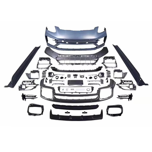 طقم هيكل بتصميم توربو إس 2017-2021 مع مصابيح ضباب، مصد أمامي، شفة خلفية، شبكة أمامية للسيارة، تعديل قابل للتركيب بالبراغي لطراز 971 الجديد - Product Image 2