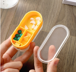 Kotak pil pemotong pil <span class=keywords><strong>2</strong></span> in 1 desain baru - Product Image 3