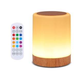 Lampe de chevet moderne et créative à commande tactile pour PC, avec batterie rechargeable, lumière LED de nuit pour bureau et utilisation en extérieur - Product Image 1