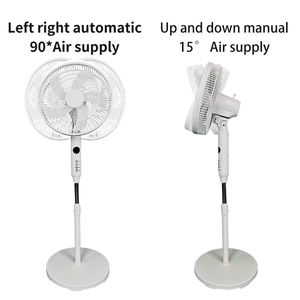 <span class=keywords><strong>พัดลม</strong></span>ตั้งพื้นแบบมีรีโมทขนาด 16 นิ้ว ปรับความสูงได้ พร้อมระบบส่ายลมแรง สำหรับใช้ในห้องนั่งเล่น ภายนอกอาคาร โรงแรม และรถยนต์ - Product Image 4