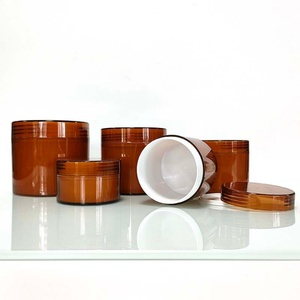 l 8oz Body Butter Containers <b>Plastic</b> Cosmetic Cream <b>Jar</b> with <b>Plastic</b> Lid for Skin Care Sugar Body Scrub <b>Jars</b> Packaging - Product Image 4