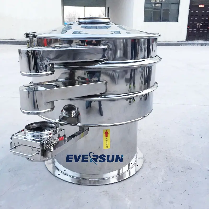 China 1000mm diameter food grade rice vibrating sieve machine