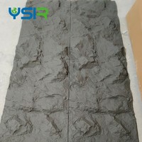 Panneaux muraux personnalisés en usine, décorations en pierre, pierre artificielle, panneaux muraux flexibles en PU, faux pierre, extérieur