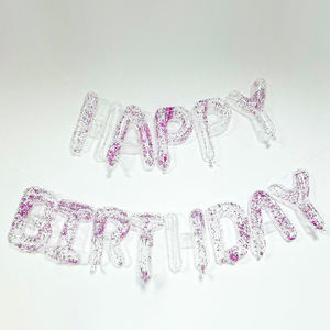 16Inch Heldere Transparante Folie Letter Nummer Papier Confetti Ballonnen Globos Mylar Ballon Voor Verjaardagsfeestje Decoratie - Product Image 2
