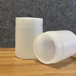 Custom Empty 6oz 8oz 13oz 16oz 250ml 300ml Soft Touch HDPE PET Plastic Bottles for Supplements Vitamin C Probiotic 60 Capsules