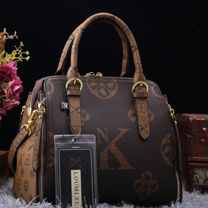 Loumixer 2026 Elegante Borsa da Donna Marrone con Tracolla Lunga, Chiusura con Cerniera Resistente e Fodera in Poliestere - Product Image 2