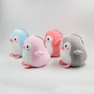 EN STOCK 10CM animal kawaii peluche pingouin en peluche porte-clés petit doux pingouin en peluche porte-clés