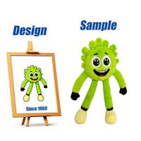 Figurine d'action personnalisée Kawaii Anime en peluche verte souriante de la marque Shengye OMZ pour le marketing de marque
