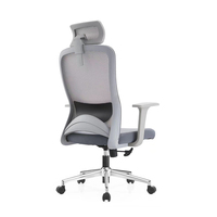 Chaise de bureau ergonomique pivotante avec mécanisme papillon, support lombaire réglable en hauteur, chaise de bureau pour ordinateur
